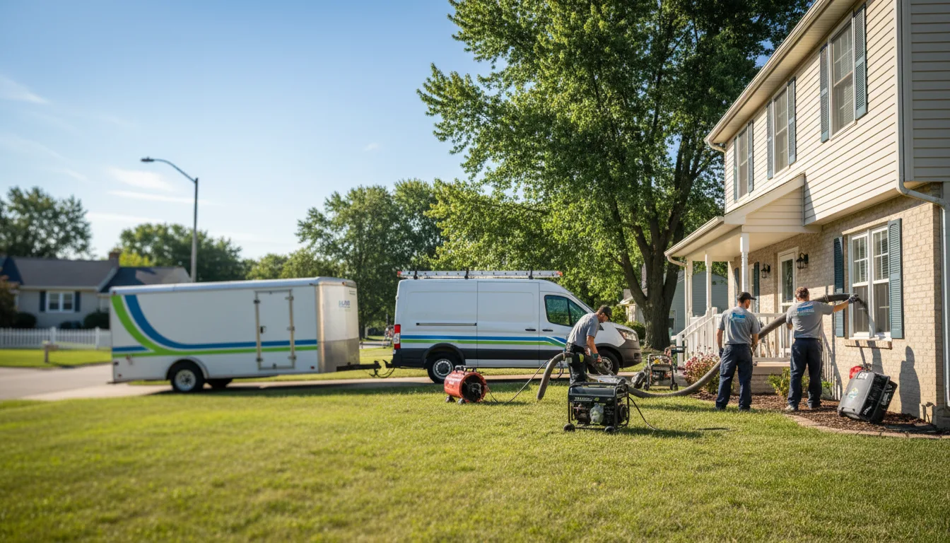 Flooded Basement Restoration And Cleanup With Repair in Canton, MI near me